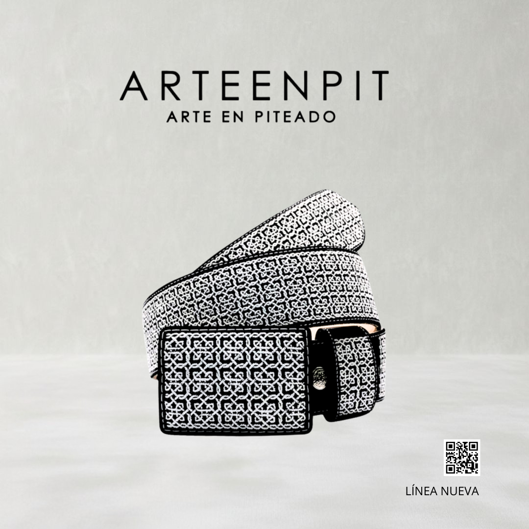 Cinturón Artesanal Piteado - Modelo Cadeneado
