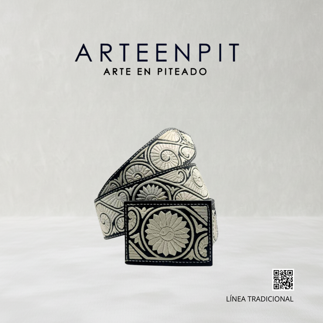 Cinturón Artesanal Piteado - Modelo Caracoles