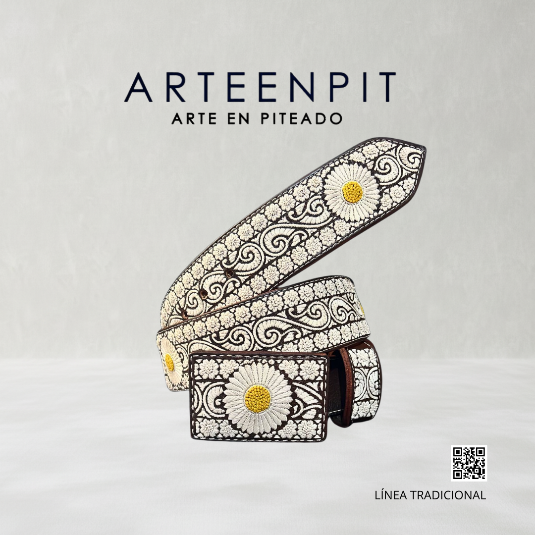 Cinturón Artesanal Piteado - Modelo Herradura