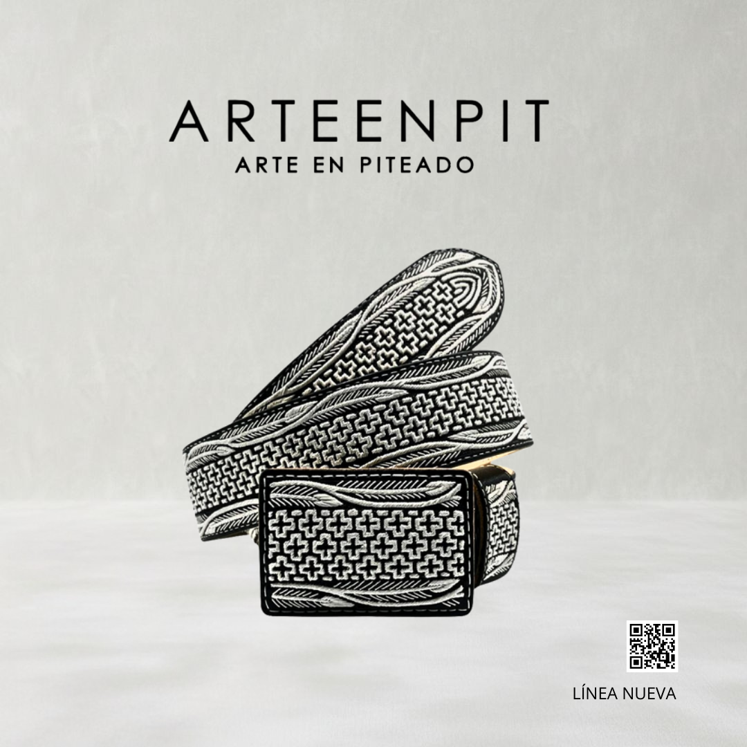 Piteado Handmade Belt - Mil Cruces Model