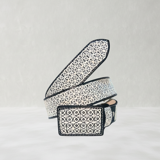 Cinturón Artesanal Piteado - Modelo Mil Aros