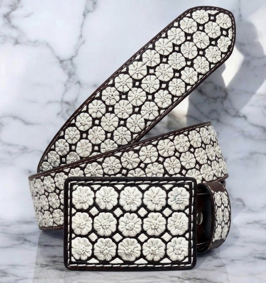 Cinto piteado - Modelo Mil flores