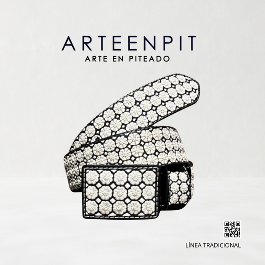 Cinturón Artesanal Piteado - Modelo Mil Flores