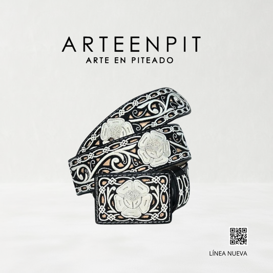 Cinturón Artesanal Piteado - Modelo Catalella