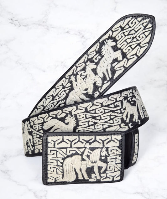 Cinto piteado - Modelo Suertes Charras