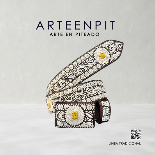 Cinturón Artesanal Piteado - Modelo Herradura