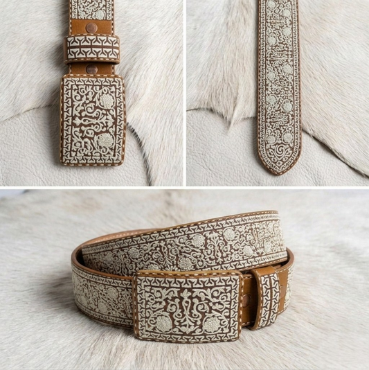 Cinto piteado - Modelo charro